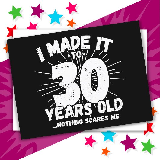 30歳の皮肉なミーム 面白い30歳の誕生日 ポストカード