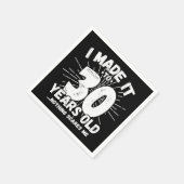 30歳の皮肉ミームおもしろい30歳の誕生日 スタンダードカクテルナプキン (角)