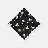 30歳の私に汚いマルティニ30歳の誕生日を話す スタンダードカクテルナプキン (角)