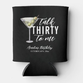 30歳の私に汚いマルティニ30歳の誕生日を話す 缶クーラー