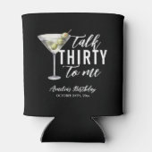 30歳の私に汚いマルティニ30歳の誕生日を話す 缶クーラー (裏面)