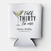 30歳の私に汚いマルティニ30歳の誕生日を話す 缶クーラー (正面)