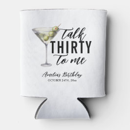 30歳の私に汚いマルティニ30歳の誕生日を話す 缶クーラー
