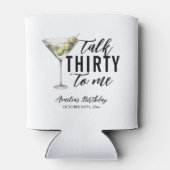 30歳の私に汚いマルティニ30歳の誕生日を話す 缶クーラー (裏面)