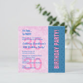 30歳の誕生モダン日B330 招待状 (スタンド正面)