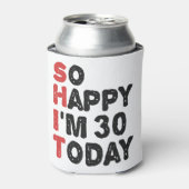 30歳の誕生日おめでとう今日は30歳のギフトおもしろい 缶クーラー (缶正面)