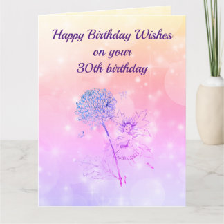 30歳の誕生日おめでとう カード