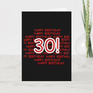 30歳の誕生日おめでとう カード