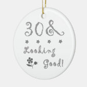 30歳の誕生日おめでとう セラミックオーナメント (左)