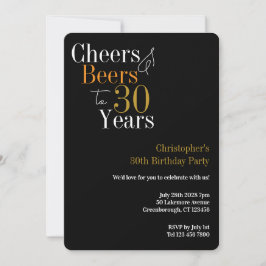 30歳の誕生日おめでとう チア ビール パーティー 招待状
