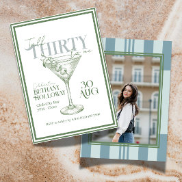 30歳の誕生日おめでとう マティーニ コクテール 30歳の誕生日 招待状