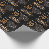 30歳の誕生日おめでとう ラッピングペーパー (角)