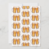 30歳の誕生日おめでとう！大人のビールで乾杯！ 招待状 (裏面)