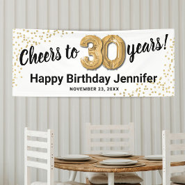 30歳の誕生日おめでとう 横断幕