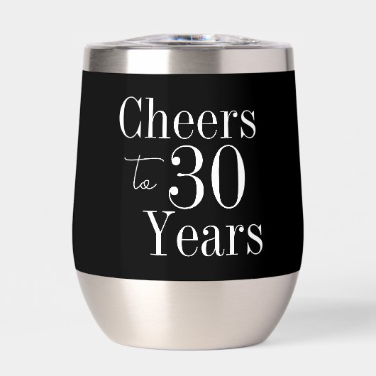 30歳の誕生日おめでとう 30年の黒と白 (正面)