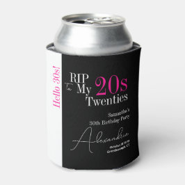30歳の誕生日おめでとう RIP 20代 こんにちは30代 パーティー 缶クーラー