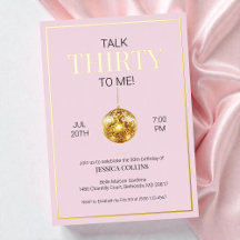 30歳の誕生日おめでとう Talk Thirty to Me