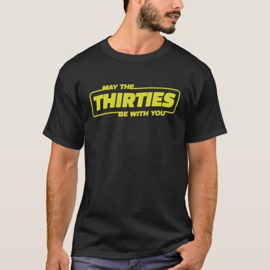 30歳の誕生日おもしろいがおめでとう Tシャツ (正面)