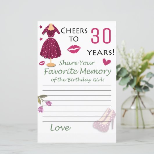 30歳の誕生日お気に入りのの誕生日 (スタンド正面)