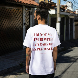 30歳の誕生日お祝いに 面白い30歳 Tシャツ