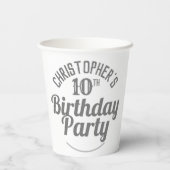 30歳の誕生日お祝い紙コップ 紙コップ (裏面)