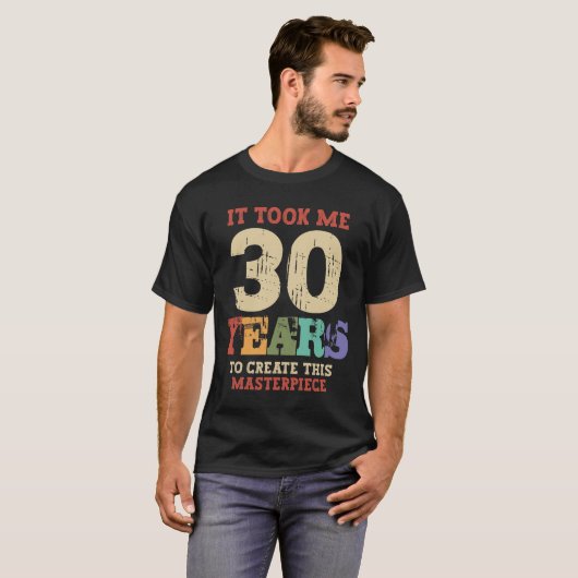 30歳の誕生日だった Tシャツ (正面フル)