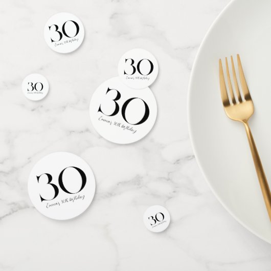 30歳の誕生日と白黒 コンフェッティ (グループ)