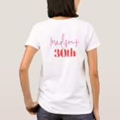 30歳の誕生日に汚れた30人のクルーTシャツ Tシャツ (裏面)
