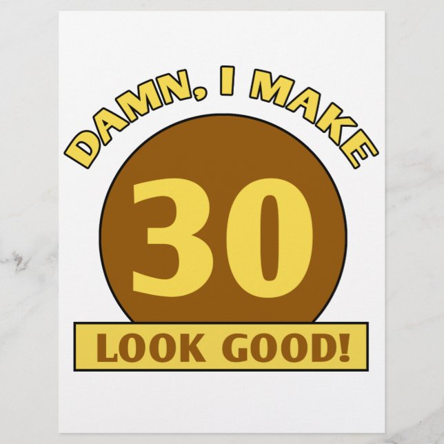 30歳の誕生日に贈り物 (正面)