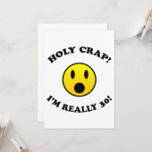 30歳の誕生日に贈り物 カード (正面/裏面インサイチュ)