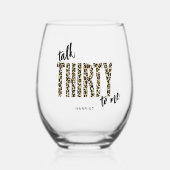 30歳の誕生日に30歳の誕生日 ステムなしワイングラス (正面)