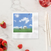 30歳の誕生日のゴルフボールとクラブ 縁ありカクテルナプキン (インサイチュ)