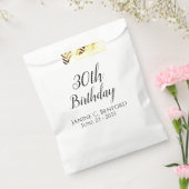 30歳の誕生日のパーティーパーソナライズされたお気に入りバッグ フェイバーバッグ (封をした状態)