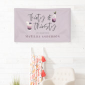 30歳の誕生日のパーティー 横断幕 (インサイチュ)