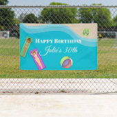 30歳の誕生日のプールパーティーバナー 横断幕 (インサイチュ)