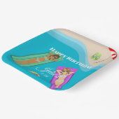 30歳の誕生日のプールパーティー ペーパープレート (傾斜あり)