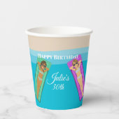 30歳の誕生日のプールパーティー 紙コップ (正面)