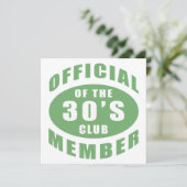 30歳の誕生日の公式メンバー カード (スタンド正面)
