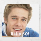 30歳の誕生日の写真こんにちは30人の男性 ビールラベル (シングルラベル)