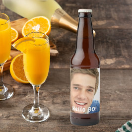 30歳の誕生日の写真こんにちは30人の男性 ビールラベル