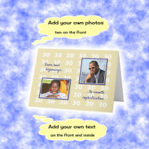 30歳の誕生日の写真と文字