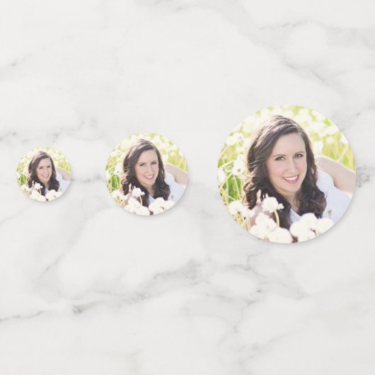 30歳の誕生日の写真 コンフェッティ (裏面)