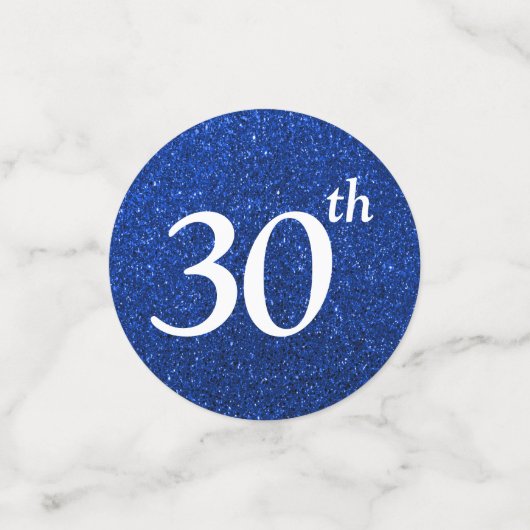 30歳の誕生日の写真 コンフェッティ (スモール正面)