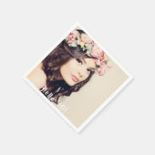 30歳の誕生日の写真 スタンダードカクテルナプキン (角)