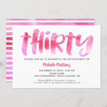 30歳の誕生日の女性