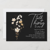 30歳の誕生日の招待状 招待状 (正面)