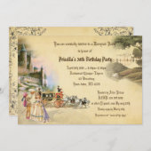 30歳の誕生日の招待，年齢，ファンタジー 招待状 (正面/裏面)