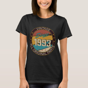 30歳の誕生日の男性の女性30年1993装飾品 Tシャツ