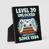 30歳の誕生日の男性の女性30年1994 フォトプラーク (正面)