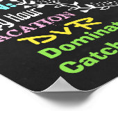 30歳の誕生日の黒板のポスター成体 ポスター (角)